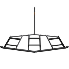 Driveway Drag, 84" Width Tow Behind Drag Harrow, Q235 Steel Driveway Grader with Adjustable Bars, Support up to 50 lbs, Driveway Tractor Harrow for ATVs, UTVs, Garden Lawn Tractors