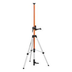 Laser Level Tripod, 1/4"-20 & 5/8"-11 Thread Mount, 40.94-133.85 inch Height Adjustment with Level Bubble & Heavy-duty Stand, Extendable Pole Lightweight Aluminum Tripod for Laser Scanner