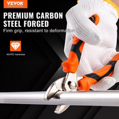 Pliers Set, 8-Piece, High Carbon Steel, 30.5cm/25.4cm/20.3cm Groove Joint Pliers, 20.3cm Linesman's Pliers, 15.2cm Slip Joint Pliers, 20.3cm Long Nose Pliers, 15.2cm Diagonal Cutter, 25.4cm Adjustable Wrench, and Tool Bag