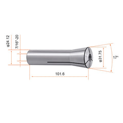13 pcs Precision R8 Collet Set, 1/8'' - 7/8'', 45# Mill Collet Chuck 0.0012"/30μm TIR with 13 Labeled Storage Boxes, for Milling Machine Drill Presses Boring Machine Machining Center