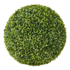 Artificial Topiary Ball, 584mm Faux Boxwood Plant Balls, Fake Silk Tree Look Real, Easy Assembly for Decor Front Porch Outdoor Patio Garden Balcony Backyard and Indoor Home Wedding, Green