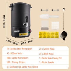 Wax Melter for Candle Making 6.5Liter Electric Pot Commercial or Home Use