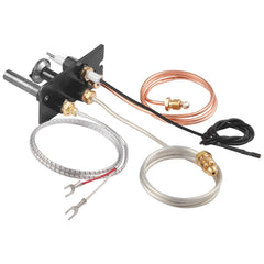 Gas Pilot Assembly, OE 69L17, 69L1701, 904405, J4117, 108084-02 Fireplace Gas Pilot Assembly Kit, Natural Gas Ignition Replacement, Compatible with Lennox, Superior, Astria Models, Black