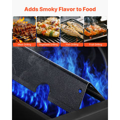 Flavorizer Bars, 44cm Grill Replacement Part, for Weber Genesis ll 310 315 335 340, E/S 325s, ES/SX 325s, E/S 335, EX/SX/EPX-335 Grills, Porcelain-enameled Steel Thicker Heat Plate, 5 Pack