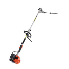 15.7-inch 26CC 2 Cycle Gas Hedge Trimmer, Gas Powered Pole Hedge Trimmer with Dual Sided Dual Action Blade, Adjustable Trimmer Head, Suitable for Trimming Shrubs, Bushes
