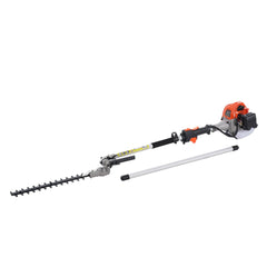 15.7-inch 26CC 2 Cycle Gas Hedge Trimmer, Gas Powered Pole Hedge Trimmer with Dual Sided Dual Action Blade, Adjustable Trimmer Head, Suitable for Trimming Shrubs, Bushes