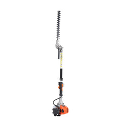 15.7-inch 26CC 2 Cycle Gas Hedge Trimmer, Gas Powered Pole Hedge Trimmer with Dual Sided Dual Action Blade, Adjustable Trimmer Head, Suitable for Trimming Shrubs, Bushes