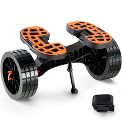 Adjustable Kayak Cart Canoe Boat Carrier 320lbs Load with 10'' Solid Tires