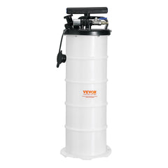 Fluid Extractor, 6.5 Liters Capacity, Pneumatic/Manual Oil Changer Vacuum Fluid Extractor with Dipstick and Liquid Suction Hose, Oil Extractor Change Pump for Automotive Fluids Vacuum Evacuation