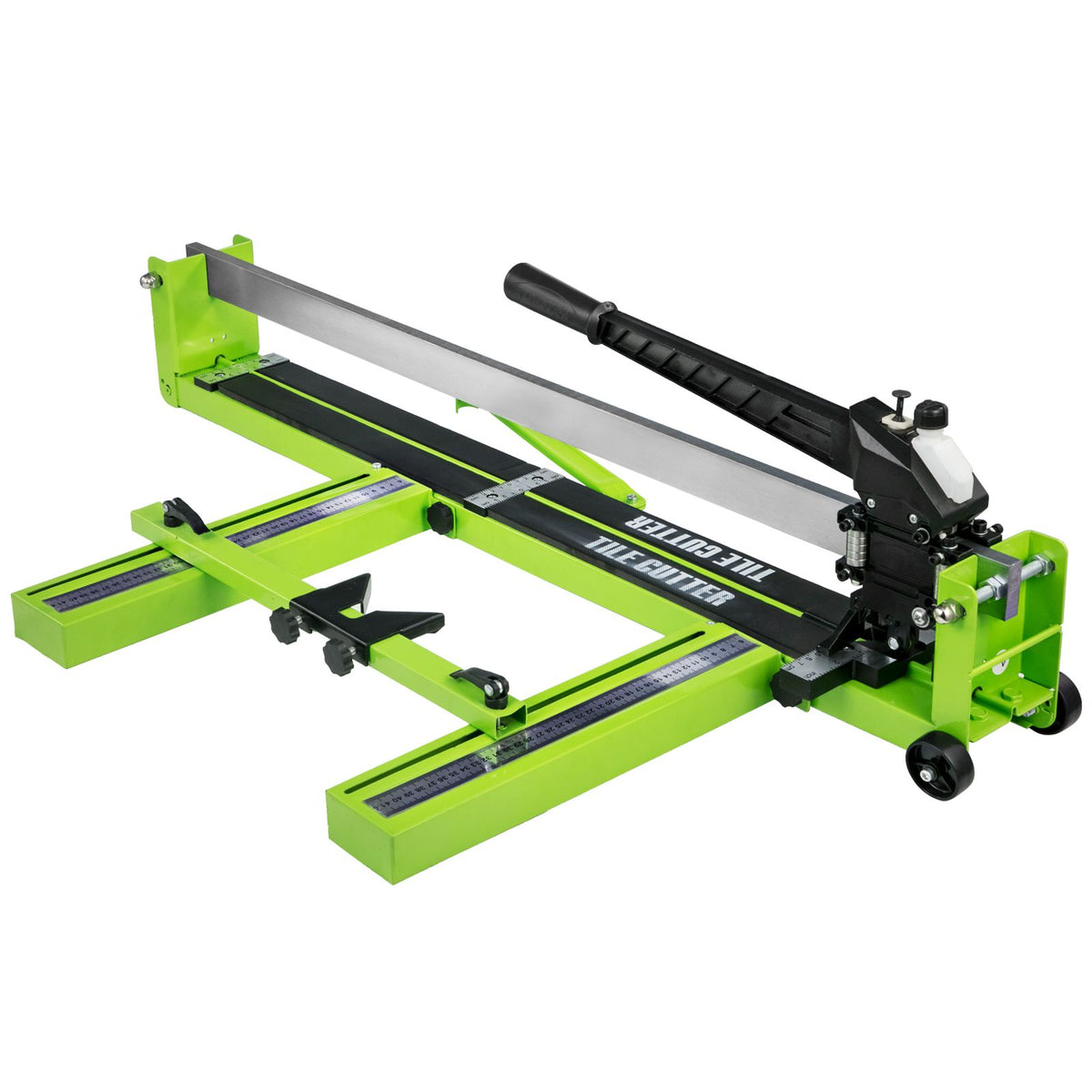 Tile Cutter 31.5 Inch Manual Tile Cutter 1.4 Inch Tile Cutting Machine Ceramic Porcelain Tile Cutter w/Laser Guide All-Steel Frame and Bonus Spare Cutter Wheels Tile Cutter Hand Tool