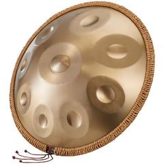 Handpan Drum 22 in 9 Notes D Minor Steel Hand Drum with Mallets for Adult