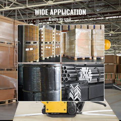 VEVOR Steel Strapping Tool for 13-19 mm Width, 3-in-1 (Tensioner, Crimper, Cutter) Manual Belt Packaging Banding Machine Packaging Metal Steel Strapping Banding Tool Machine for Stainless Steel Strap