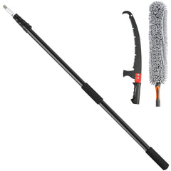 Manual Pole Saw Extendable Tree Pruner 1.5 m-6.1 m Aluminum Alloy Pole