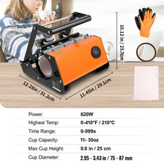 Mug Heat Press Tumbler Heat Press Machine Sublimation Printing 11-30oz Cup