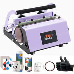 Tumbler Heat Press Machine 11-30oz Mug Press Sublimation Tumblers Purple