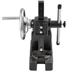 Arbor Press, 1 Ton Manual Arbor Press with Handwheel, 15cm Maximum Height, Cast Iron Heavy-duty Manual Desktop Arbor Press, Precision Hand Press for Stamping, Bending, Stretching, Forming