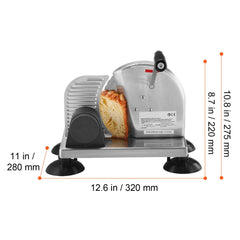 Manual Bread Slicer 0-6" Cheeser Butter Cutting for Kitchen Restaurant
