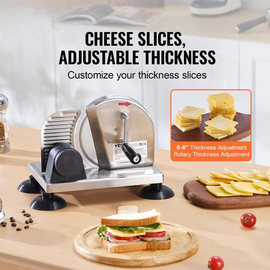 Manual Bread Slicer 0-6" Cheeser Butter Cutting for Kitchen Restaurant