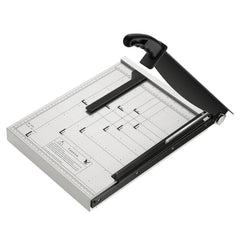 Paper Cutter, Guillotine Trimmer, 381 mm Cut Length, 16 Sheets Capacity, Heavy Duty Guillotine Paper Cutter with Guard Rail/Blade Lock for Cardstock/Cardboard, Paper Trimmer for Home Office
