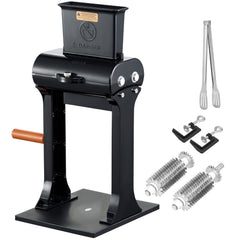 Commercial Meat Tenderizer, Heavy Duty Stainless Steel Meat Tenderizer Machine, Quick and Easy Manual Operation Kitchen Tool, 148mm Feed Port for Beef, Turkey, Chicken, Pork, Steak, and Fish