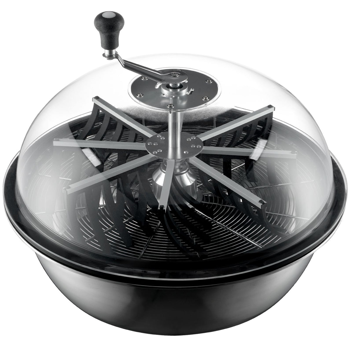 Leaf Bowl Trimmer, 24'' Trimmer Bowl, Manual Bud Trimmer with Stainless-Steel Blades for Twisted Spin Cut, Clear Visibility Dome and Hand Pruner Included, for Cutting Leaves, Buds, Flowers