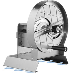Manual Vegetable Fruit Slicer, 0-0.5"/0-12mm Thickness Adjustable Commercial Slicer Machine, Stainless Steel Food Cutter Slicing Machine with 2 Spare Blades, for Potato, Cucumber, Lemon, Tomato