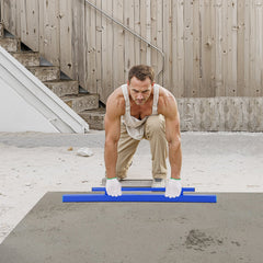 Concrete Screed, 120.5 cm Screed with Level Vial, Easy Cleanup & End Cap Design, Aluminum Lightweight & Reversable Handle for Leveling Floors, Small-Scale Construction and Home Renovation