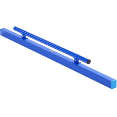 Concrete Screed, 120.5 cm Screed with Level Vial, Easy Cleanup & End Cap Design, Aluminum Lightweight & Reversable Handle for Leveling Floors, Small-Scale Construction and Home Renovation