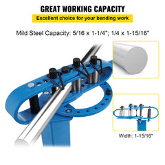 YP-38 Metal Bender 1"-3" Flat Bar Square Rod Bending 7 Dies w/ Floor Stand