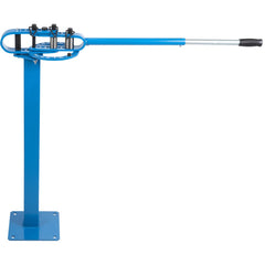 YP-38 Metal Bender 1"-3" Flat Bar Square Rod Bending 7 Dies w/ Floor Stand