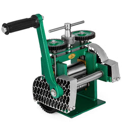 Combination Rolling Mill Machine Roller Width: 120 mm, Roller Diameter: 55 mm Rolling Mill Jewellery 85mm Roller Width Flat Rolling Manual Jewelry Press Tabletting Tool Jewelry DIY Tools