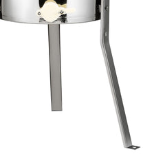 Manual Honey Extractor, 3 Frames Honey Spinner Extractor, Stainless Steel Beekeeping Extraction, Honeycomb Drum Spinner with Lid, Apiary Centrifuge Equipment with Height Adjustable Stand