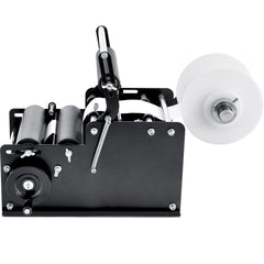 Manual Round Labeling Machine, 15-20pcs/min, Bottle Label Applicator for Round Bottles, Adjustable Manual Round Bottle Labeler Suitable for Round Bottle Diameter 20-120 mm (with Pressing Bar)