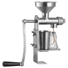 Manual Oil Press Machine, Stainless Steel Oil Extractor Machine, Detachable Oil Presser for Effortless Cleaning, Household Oil Expeller for Pressing Peanuts, Sesame Seeds, Rapeseed, Tea Seeds