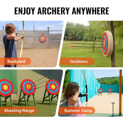 Archery Target, 5 Layers 20" Arrow Target, Traditional Solid Straw Round Archery Target Shooting Bow, Hand-Made Arrows Target, Coloured Rope Target for Backyard Outdoor Hunting Shooting Practice