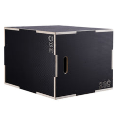3 in 1 Plyometric Jump Box, 30/24/20 Inch Wooden Plyo Box, Platform & Jumping Agility Box, Anti-Slip Fitness Exercise Step Up Box for Home Gym Training, Conditioning Strength Training, Black