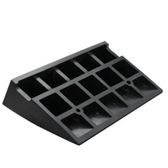 Rubber Curb Ramp 10.8 cm Rise Height Sidewalk Curb Ramp, 30 cm Width 50 cm Length Driveway Ramp for Curb, 15T Heavy Duty Rubber Ramp for Forklifts, Trucks, Buses, Cars, Wheelchairs, Bikes