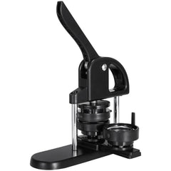 Button Maker Machine, 1/1.25/2.28 inch(25/32/58mm) 3-in-1 Pin Maker, Installation-Free Badge Punch Press Kit, Button Making Supplies with 300pcs Button Parts, Circle Cutter, Magic Book