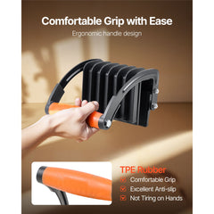 Plywood Carrier, 90.7 kg Single Clamp Capacity, 2 Pack Adjustable Drywall Carrying Tool for 0-25.4 mm Thickness Boards, Plywood Carrier with Non-Slip Grips for Plastic Boards, Plywood, Drywall
