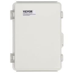 Outdoor Electrical Junction Box, 300 x 200 x 180 mm, ABS Plastic Electrical Enclosure Box with Hinged Cover Stainless Steel Latch, IP67 Dustproof Waterproof for Outdoor Electrical Projects