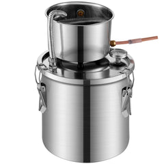Moonshine Still Water Alcohol Distiller 3Gal w/ Water Pump Stainless Steel