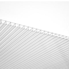 15 Pack Polycarbonate Greenhouse Panels, 2' X 4' X 0.24'' Roof Panels Sheets, Waterproof UV Protected Corrugated Plastic Roofing, Impact Resistance Clear Roofing Sheets for Greenhouse/Garden