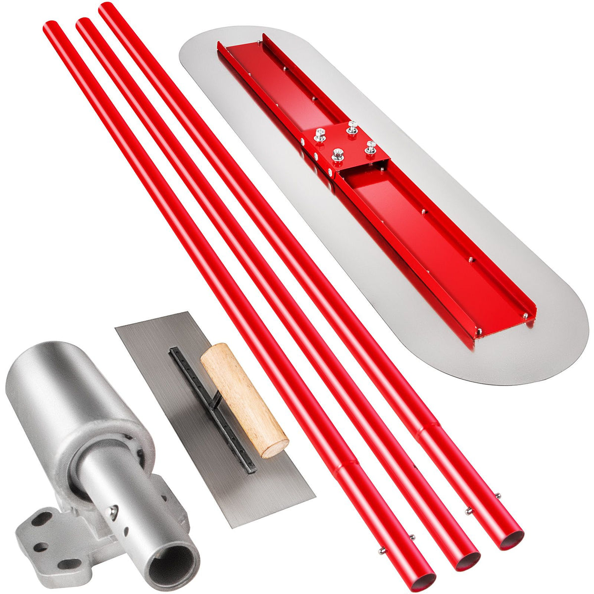 Bull Float Concrete Float 900x200mm Concrete Tool, Trowel Float Handle & Bracket
