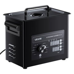 3L Ultrasonic Cleaner, Professional Ultrasonic Cleaner Machine with Knob Control, Stainless Steel Cleaning Machine with Basket and Cleaning Ball, for Watches, Razors, Jewelry, Coins and More