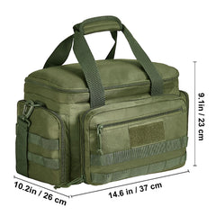 Soft Pistol Case for 4 Pistols Handgun Bag Outdoor Hunting Shooting Green