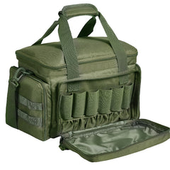 Soft Pistol Case for 4 Pistols Handgun Bag Outdoor Hunting Shooting Green
