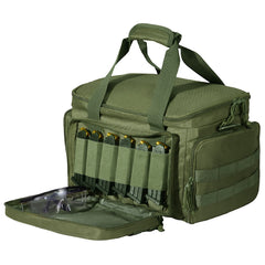 Soft Pistol Case for 4 Pistols Handgun Bag Outdoor Hunting Shooting Green