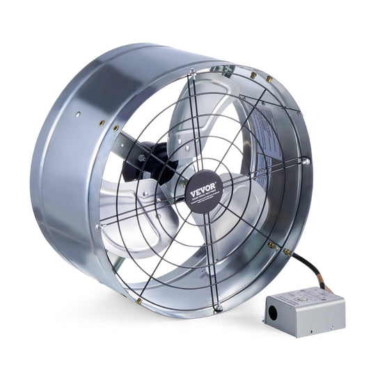 380 mm Gable Mount Fan 1300 CFM Attic Vent Fan with Adjustable Thermostat