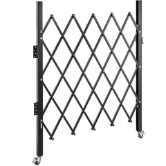 Single Folding Security Gate Folding Door Gate 37"W x 48"H Scissor Gate