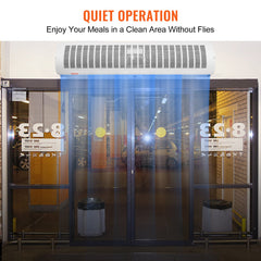 1.2m Commercial Indoor Air Curtain Super Power 2 Speeds 2802m_/h, UL Certified Wall Mounted Air Curtains for Doors, Indoor Over Door Fan with Heavy Duty Limit Switch, Easy-Install Unheated